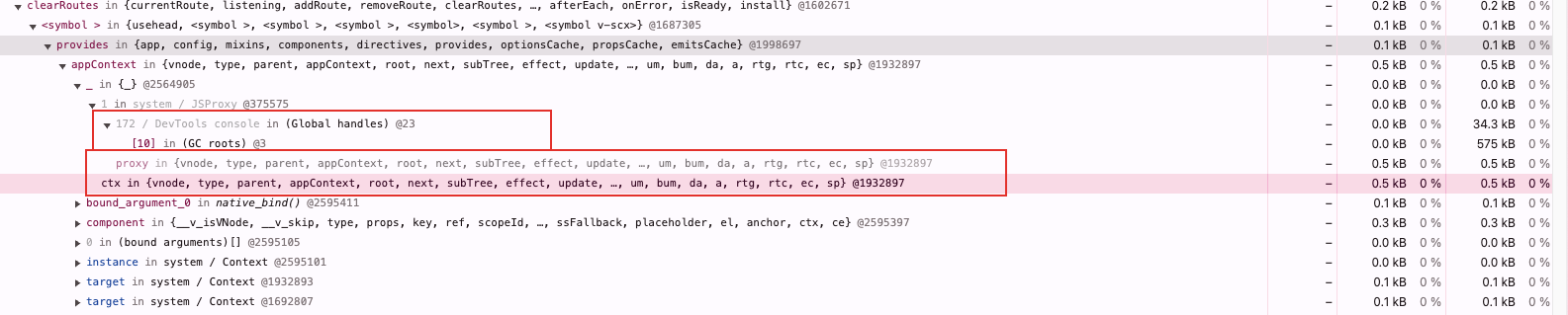 vue-reactivity-leak-console